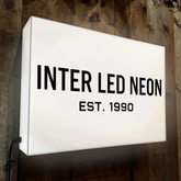 The Highbury' - Frameless Acrylic Light Box Sign